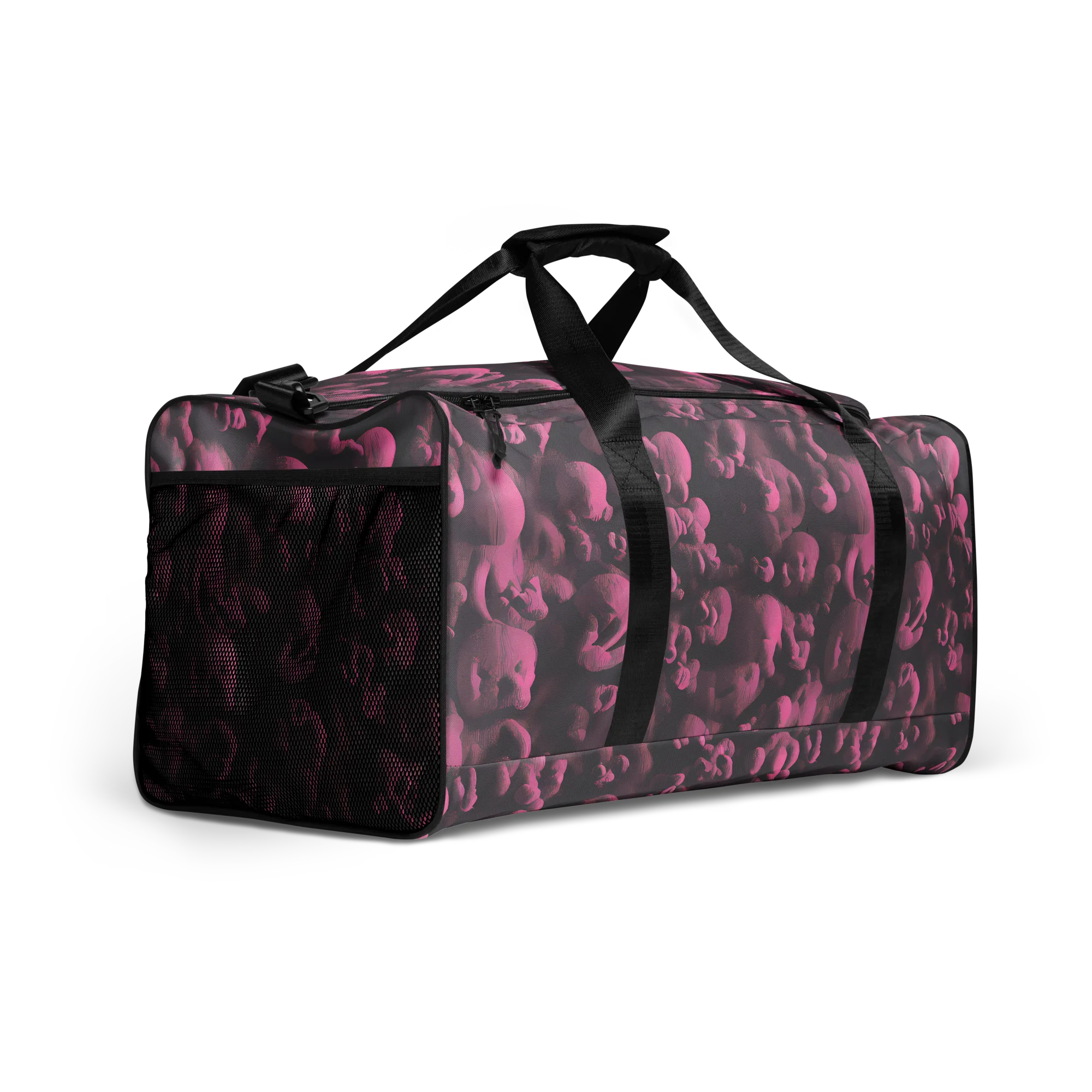 Mauve Metamorphosis on Duffle Bag — Right Front