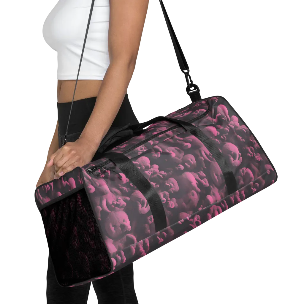 Mauve Metamorphosis on Duffle Bag — Front