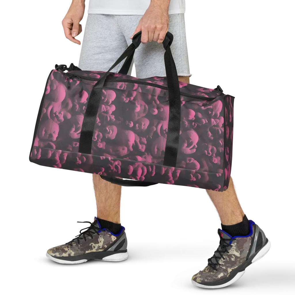 Mauve Metamorphosis on Duffle Bag — Front
