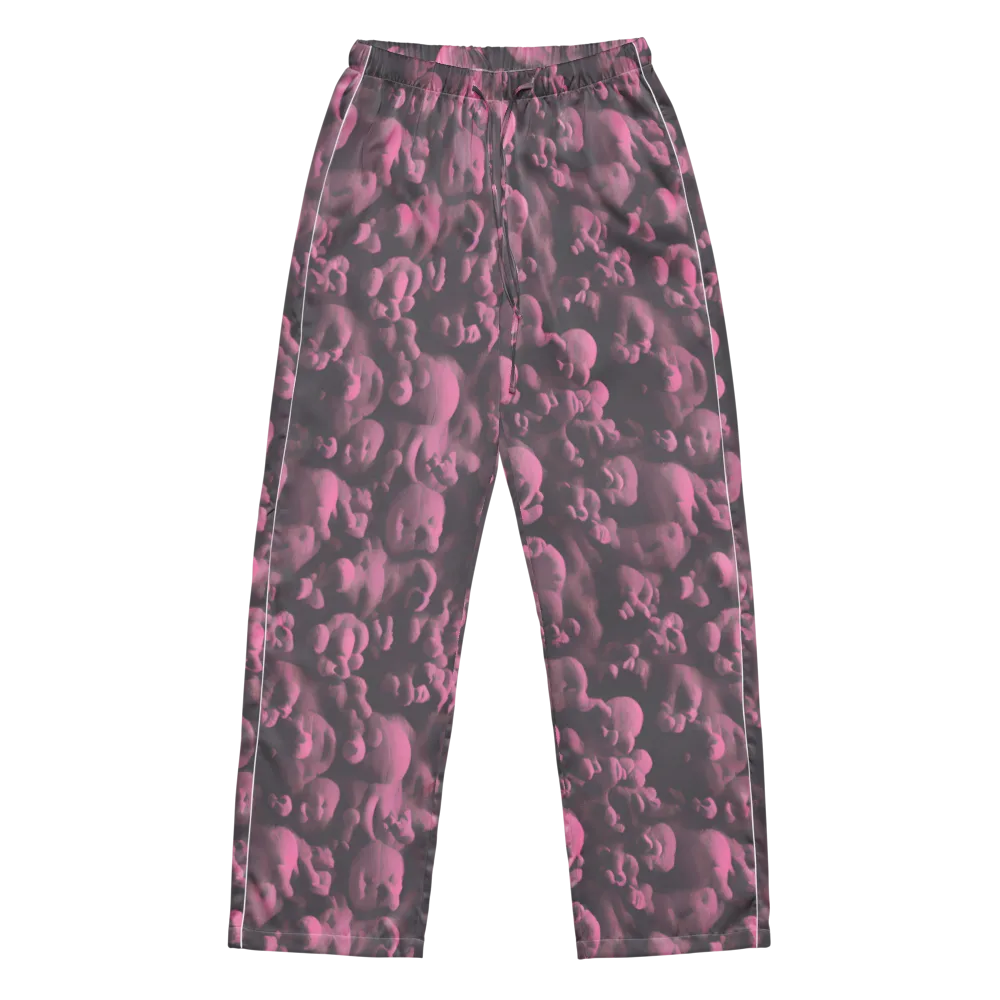 Mauve Metamorphosis on Women's Pajama Pants — Front