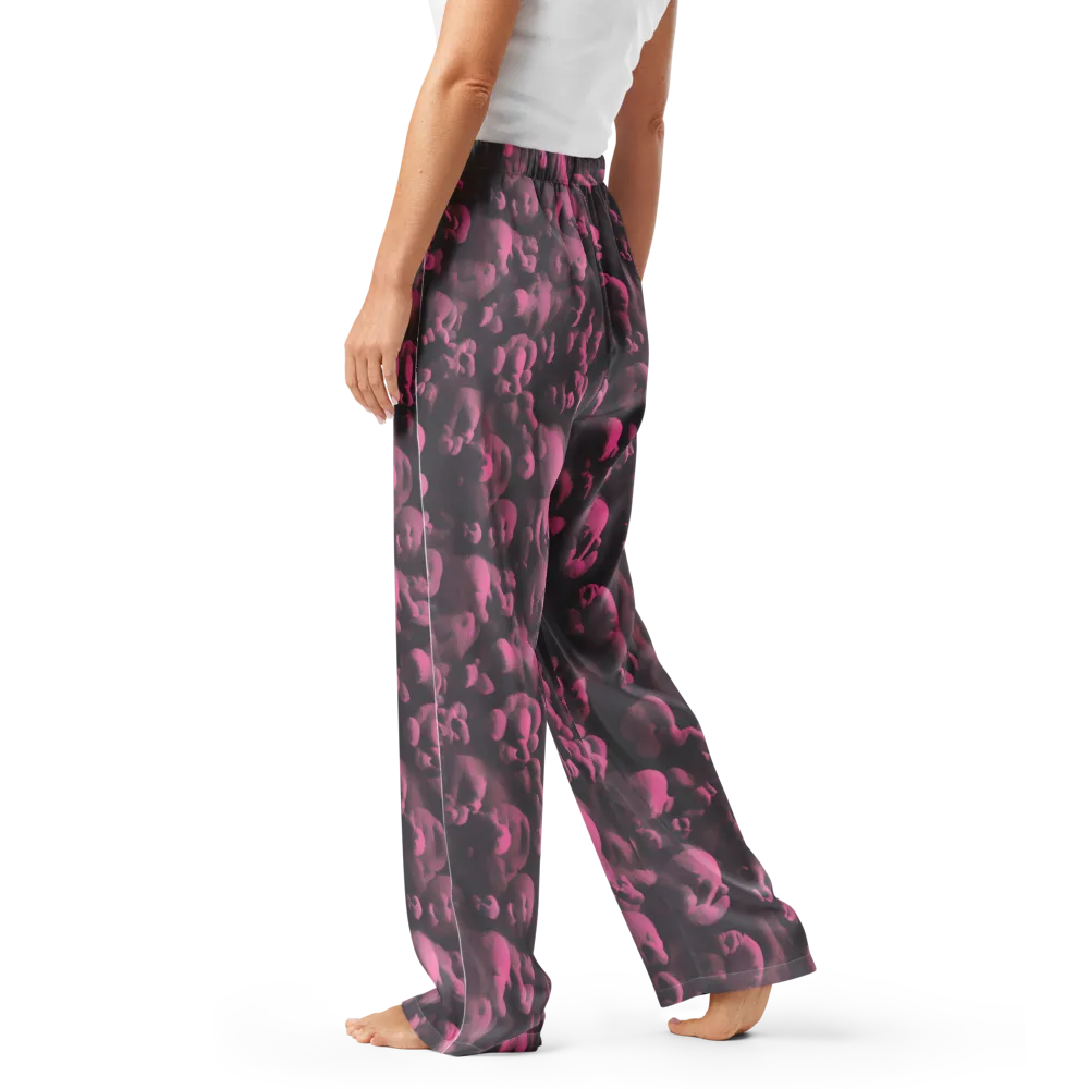 Mauve Metamorphosis on Women's Pajama Pants — Left