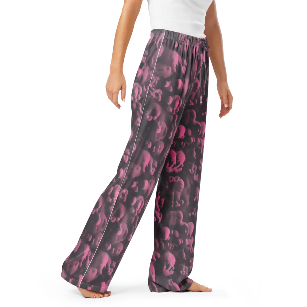 Mauve Metamorphosis on Women's Pajama Pants — Right Front