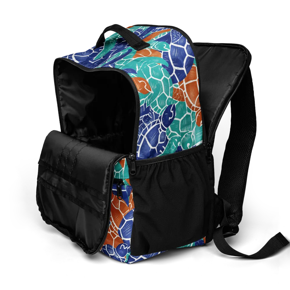 Indigo Shells on Utility Backpack — Product details 2