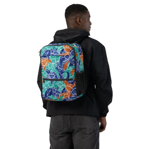 Indigo Shells on a Utility Backpack
