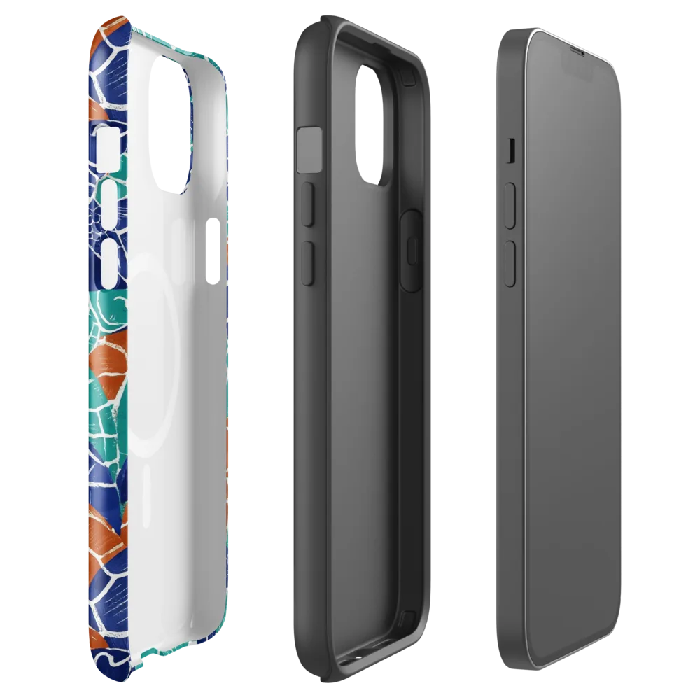 Indigo Shells on MagSafe Tough Case for iPhone® — Front