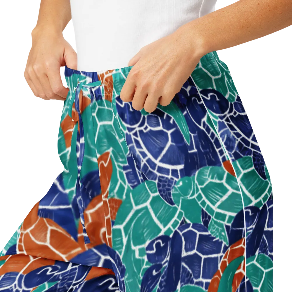 Indigo Shells on Women's Pajama Pants — Product details