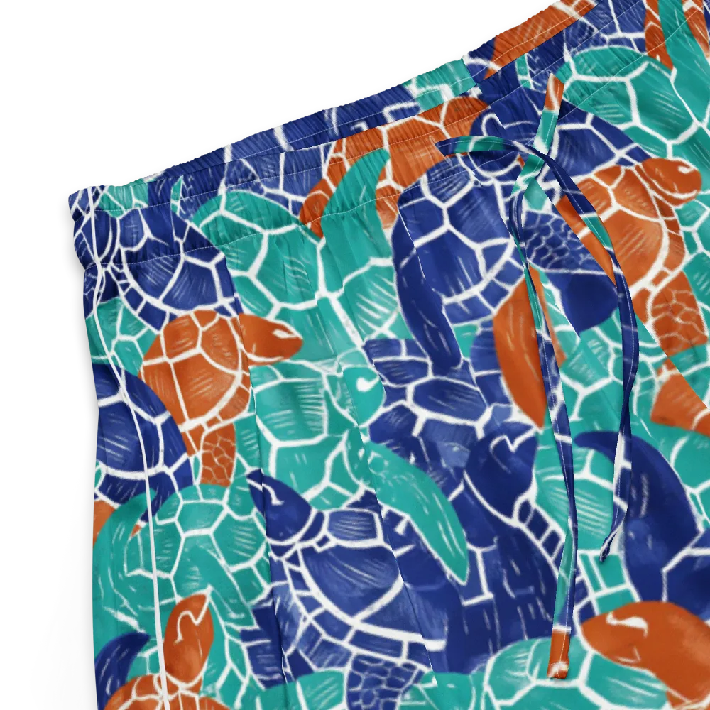 Indigo Shells on Women's Pajama Shorts — Product details