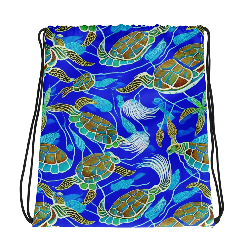 Turtle Reef Rhapsody on Drawstring Bag — Photo