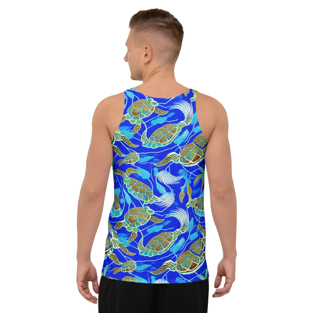 Turtle Reef Rhapsody on Men's Tank Top — Back