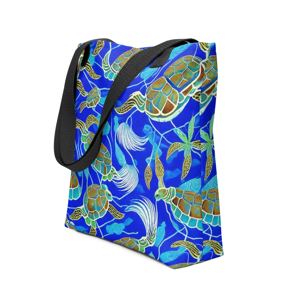 Turtle Reef Rhapsody on Tote Bag — Front