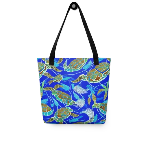 Turtle Reef Rhapsody on a Tote Bag
