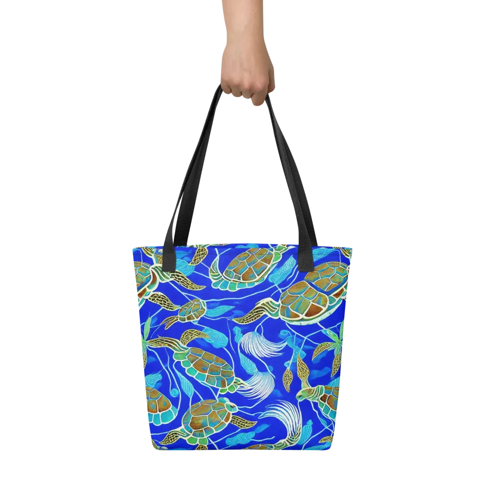 Turtle Reef Rhapsody on Tote Bag — Front