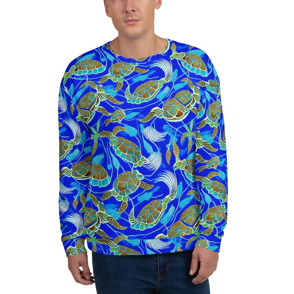 Turtle Reef Rhapsody on Sweatshirt — Front