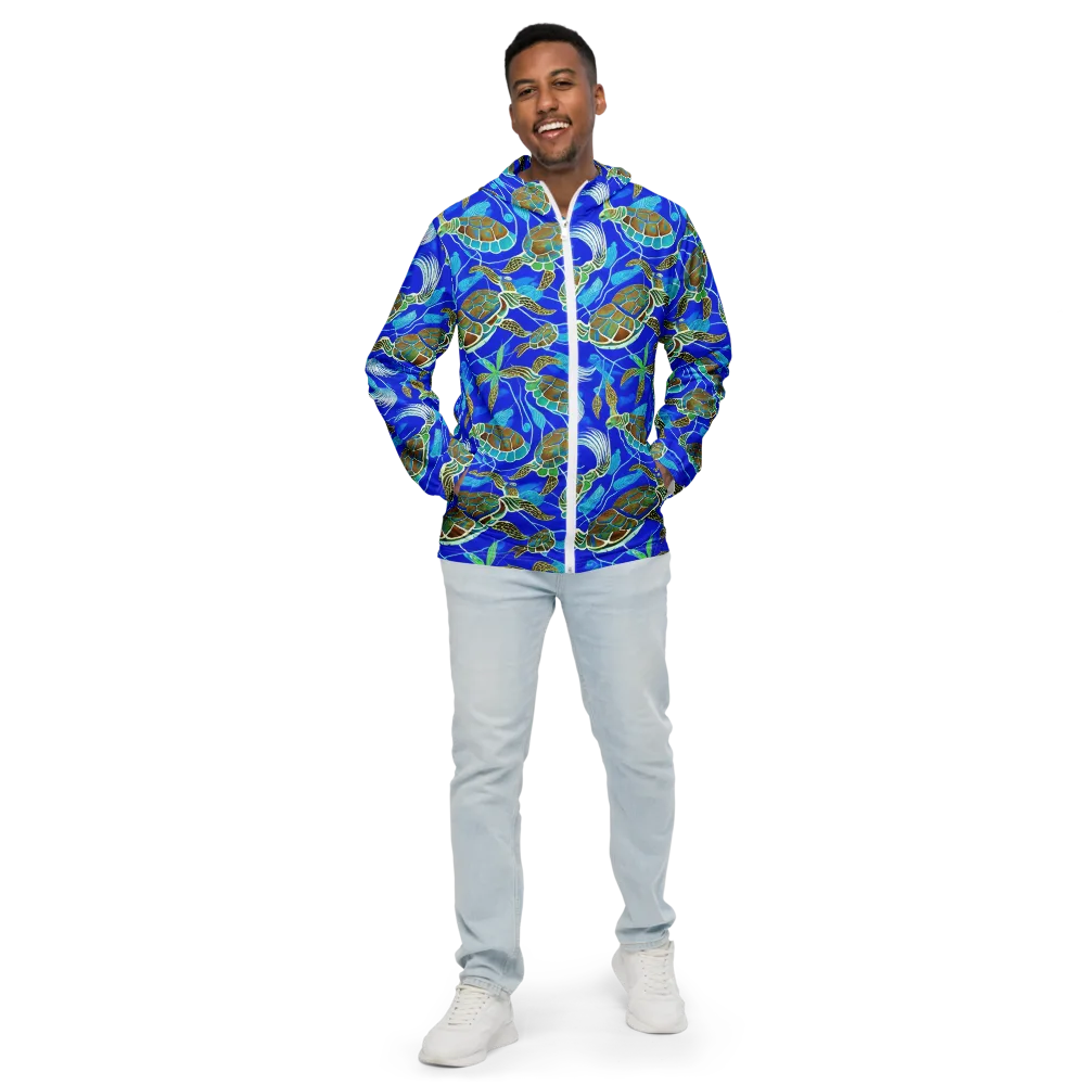 Turtle Reef Rhapsody on Men's Windbreaker — Front