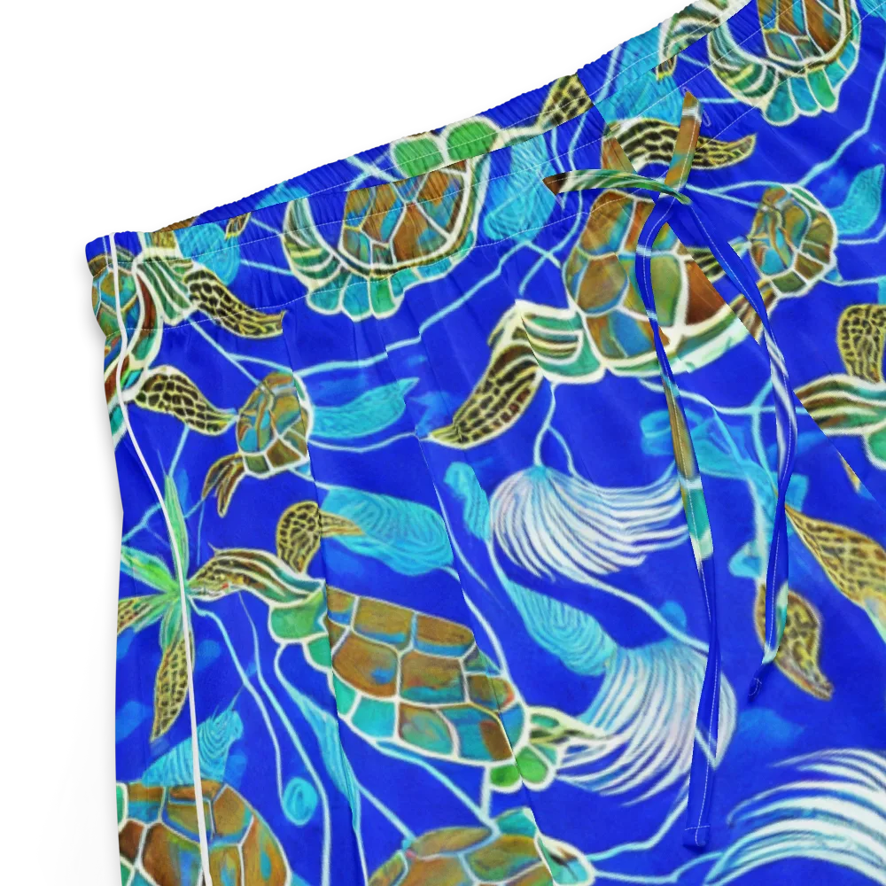 Turtle Reef Rhapsody on Women's Pajama Shorts — Product details