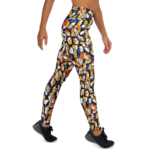 Cobalt Sunshard on a Yoga Leggings
