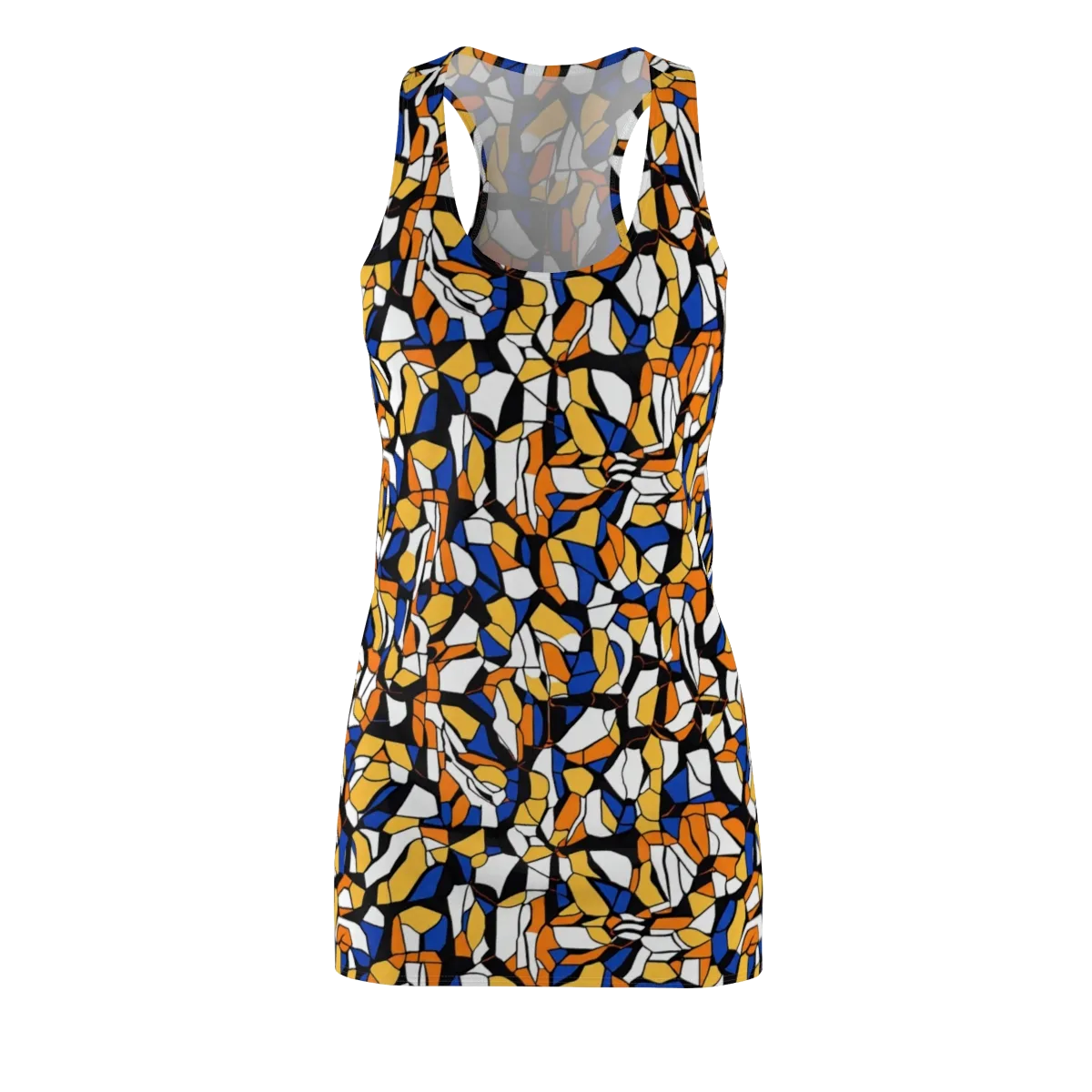 Cobalt Sunshard on Racerback Dress — Front