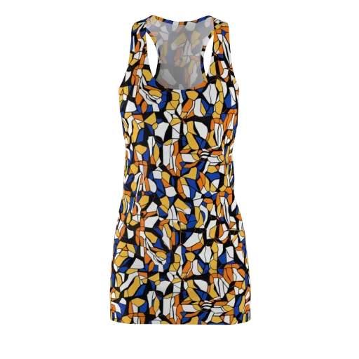 Cobalt Sunshard on a Racerback Dress
