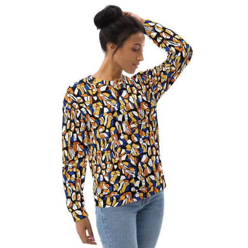 Cobalt Sunshard on a Sweatshirt