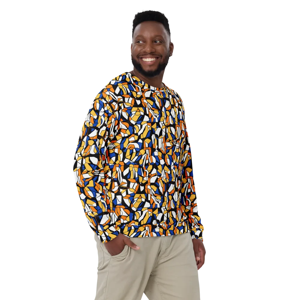Cobalt Sunshard on Sweatshirt — Front