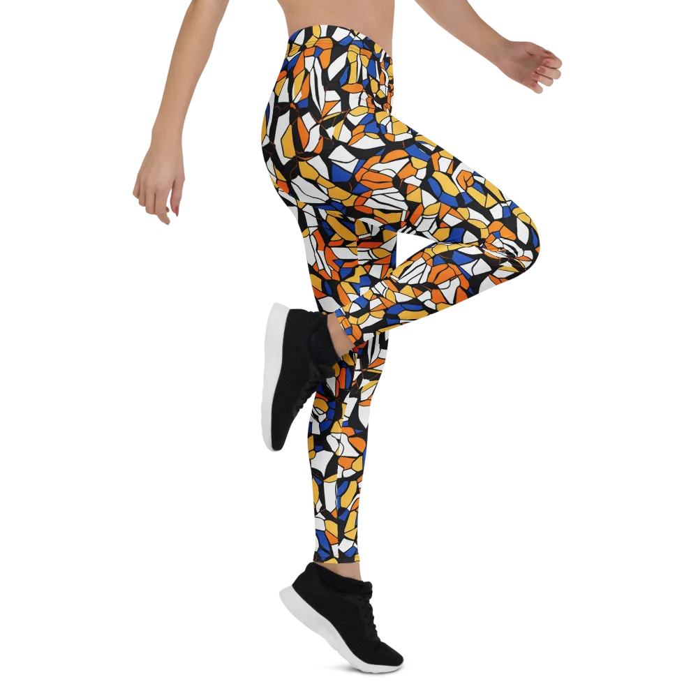 Cobalt Sunshard on Leggings — Right