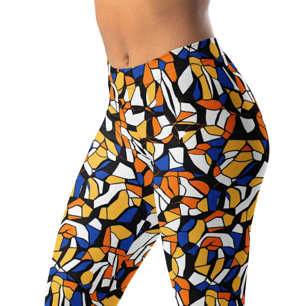 Cobalt Sunshard on Leggings — Left Front