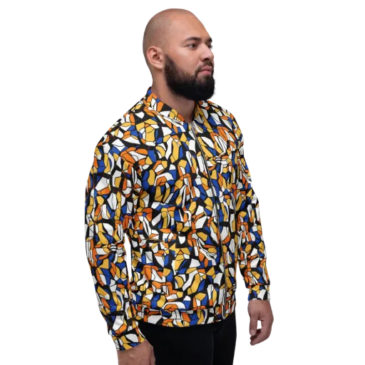 Cobalt Sunshard on a Bomber Jacket