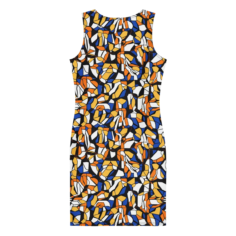 Cobalt Sunshard on Bodycon Dress — Back