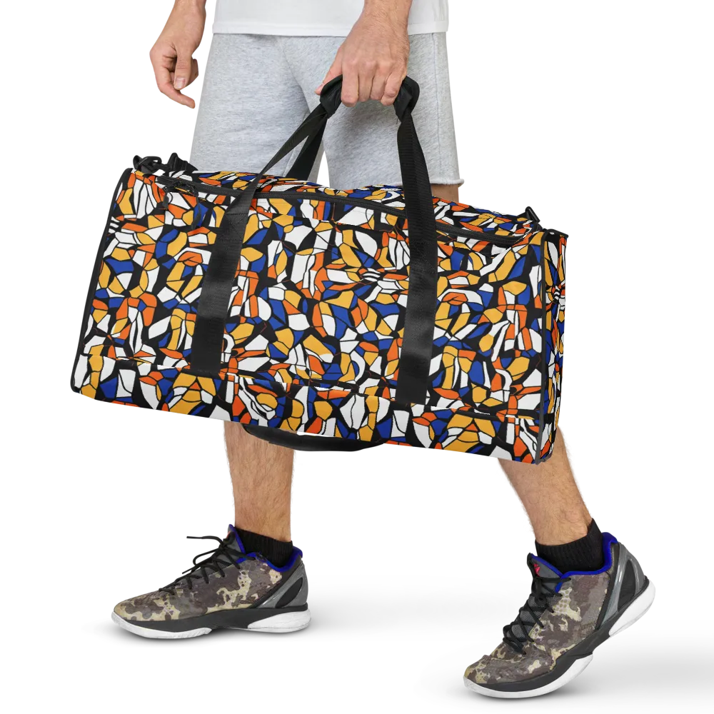 Cobalt Sunshard on Duffle Bag — Front