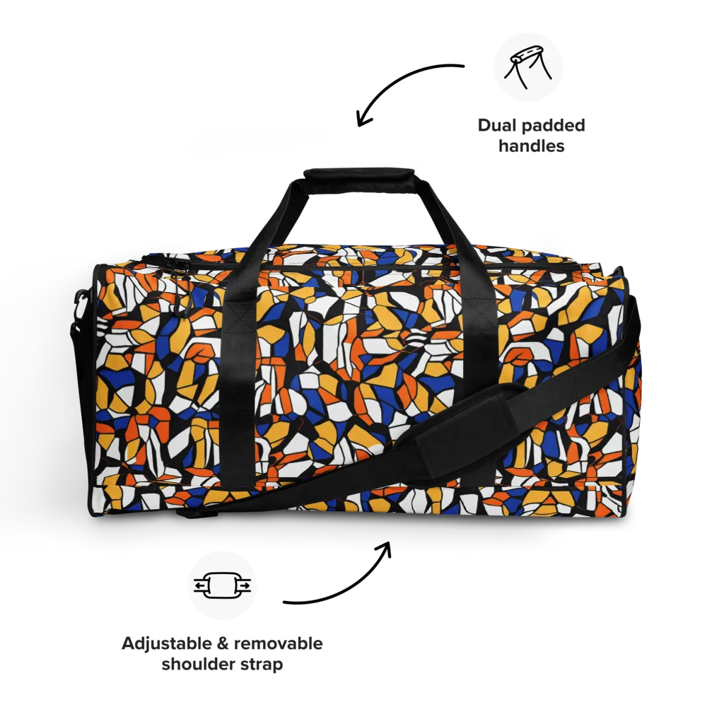 Cobalt Sunshard on Duffle Bag — Front