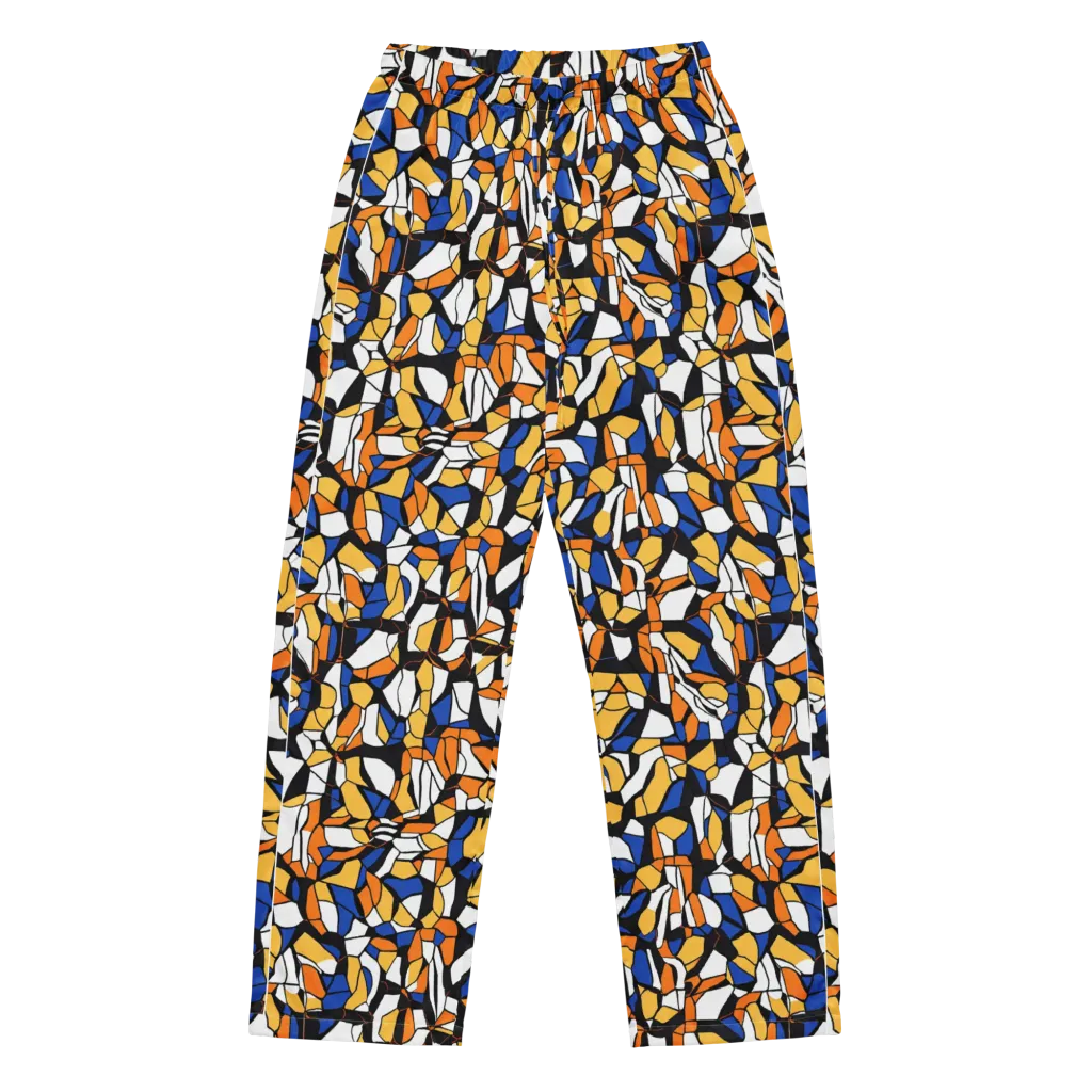 Cobalt Sunshard on Women's Pajama Pants — Front