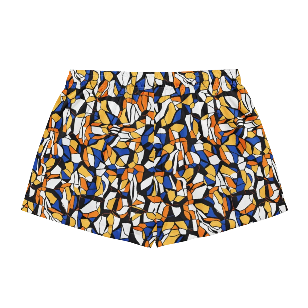Cobalt Sunshard on Women's Pajama Shorts — Back