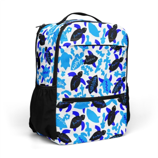 Azure Shell Shuffle on a Utility Backpack