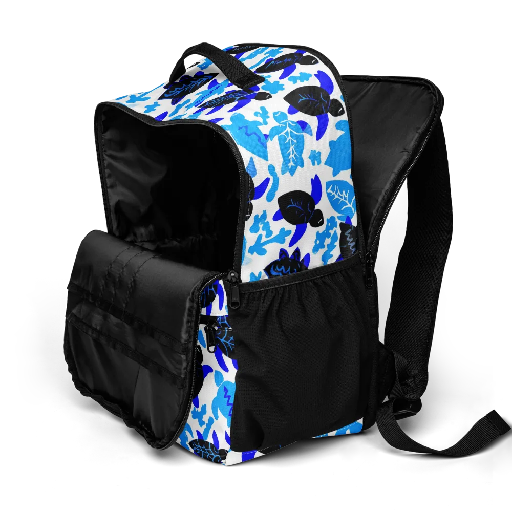 Azure Shell Shuffle on Utility Backpack — Product details 2