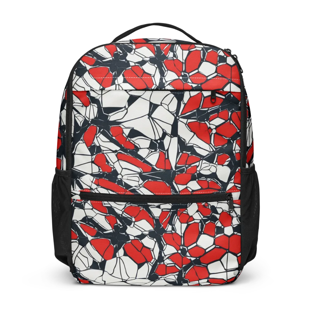 Crimson Fracture on Utility Backpack — Front