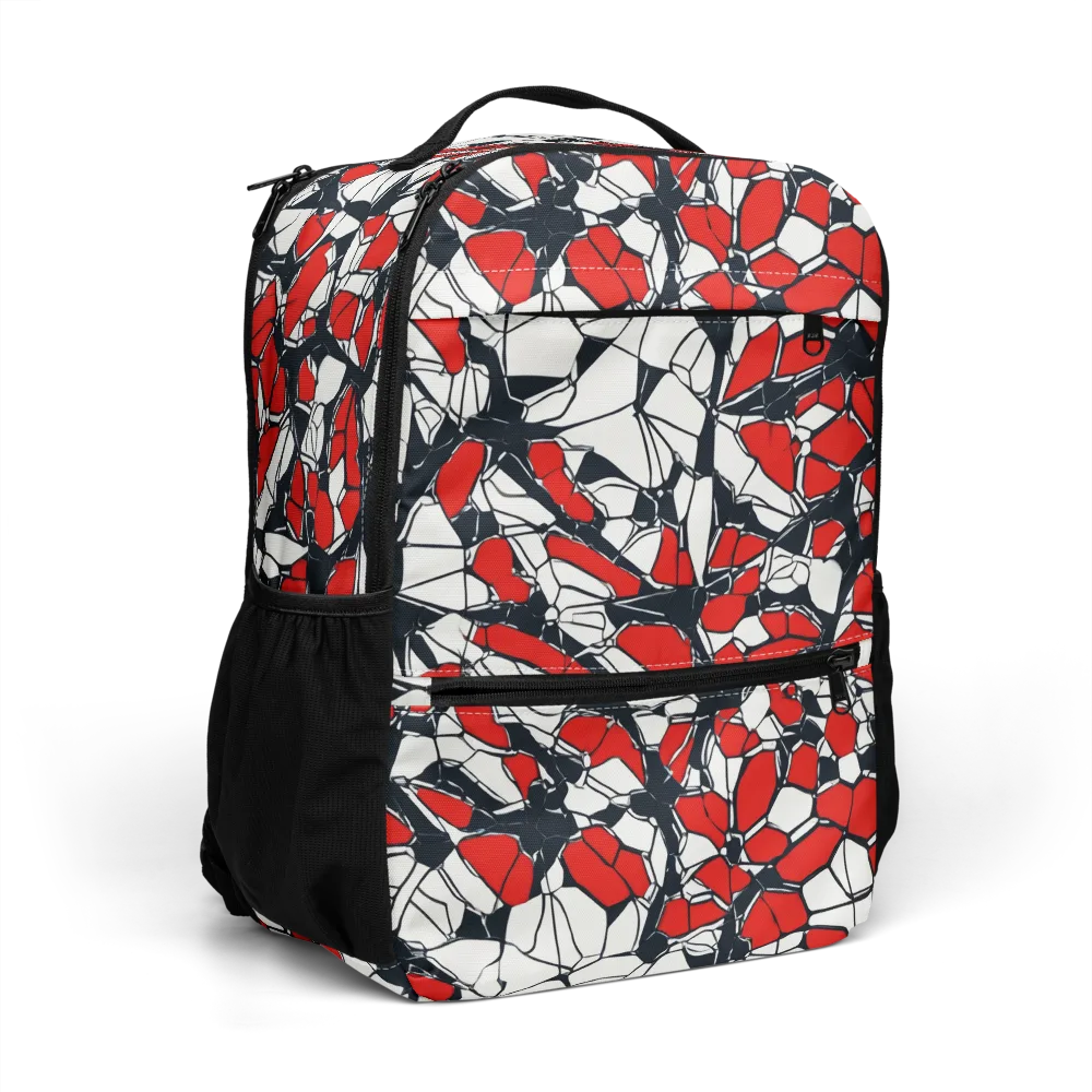 Crimson Fracture on Utility Backpack — Right Front