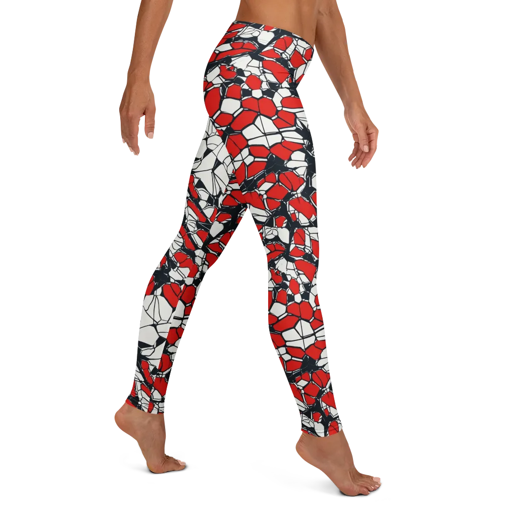 Crimson Fracture on Leggings — Right