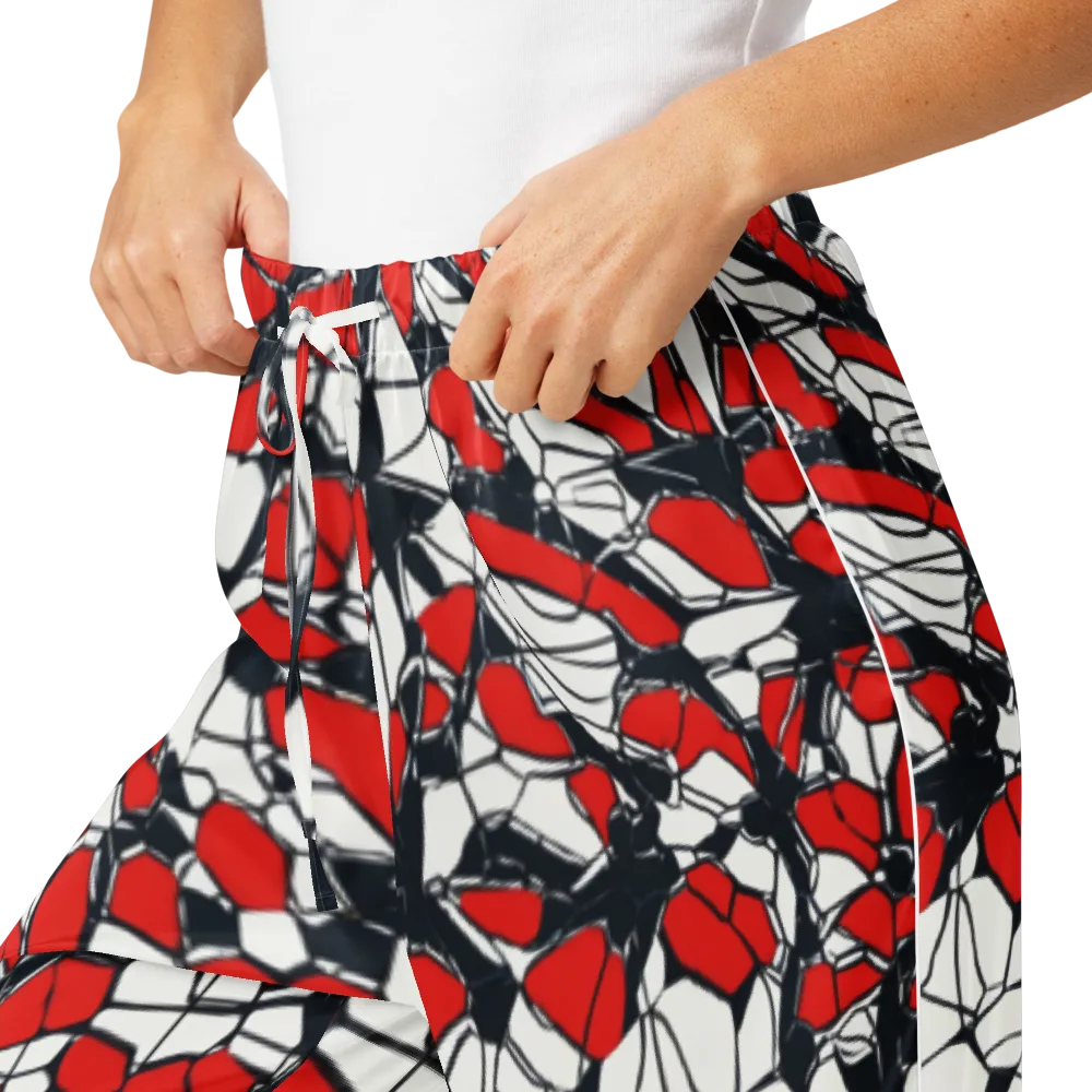 Crimson Fracture on Women's Pajama Pants — Product details