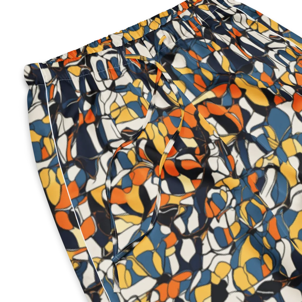 Cobalt Citrus Mosaic on Women's Pajama Pants — Product details