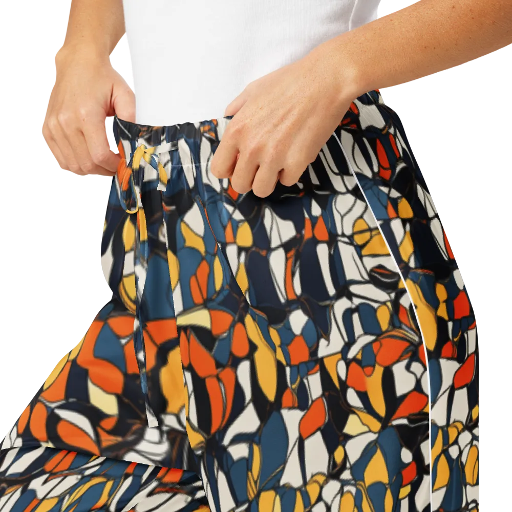 Cobalt Citrus Mosaic on Women's Pajama Pants — Product details