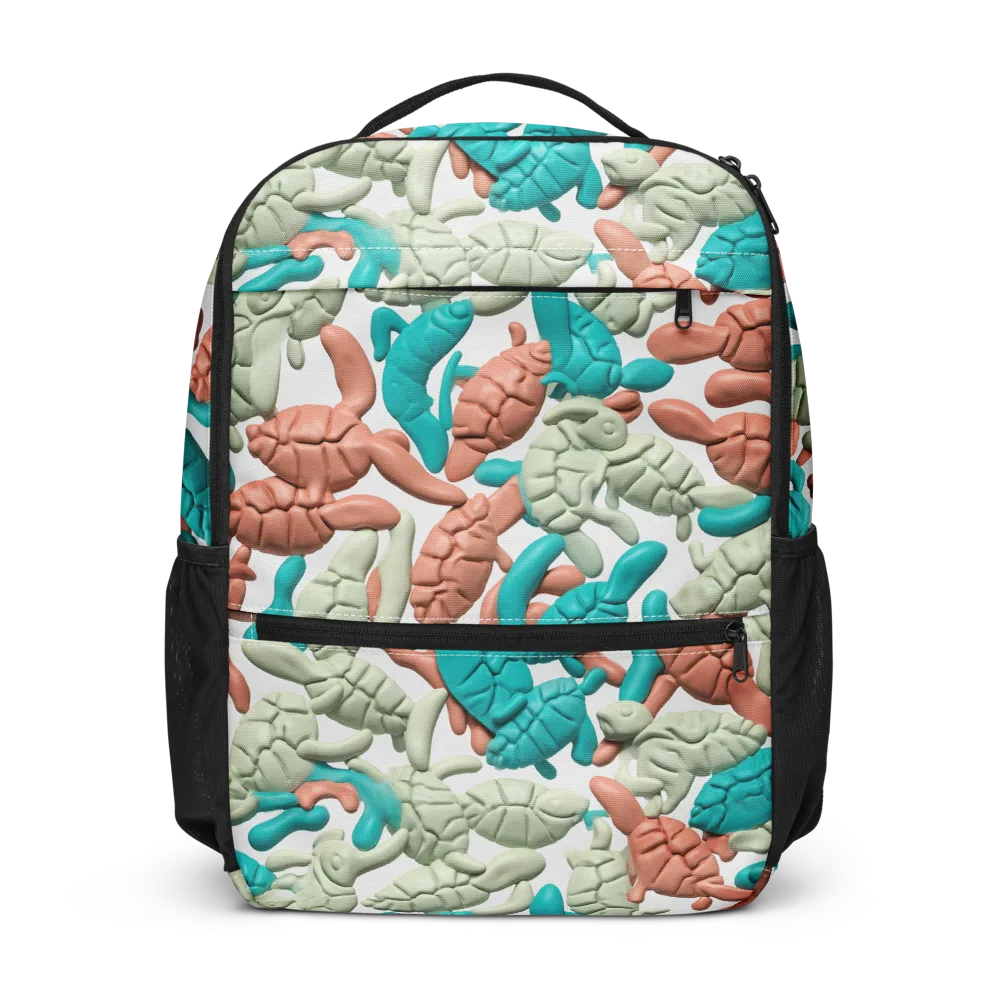 Coral Crustacean on Utility Backpack — Front