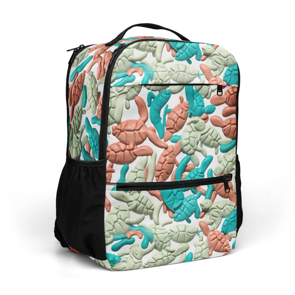 Coral Crustacean on Utility Backpack — Right Front