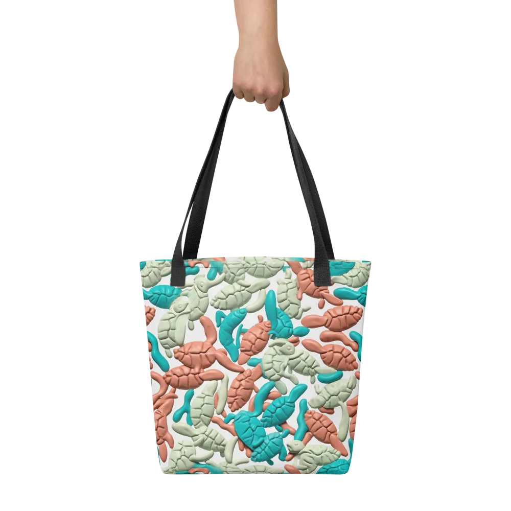 Coral Crustacean on Tote Bag — Front