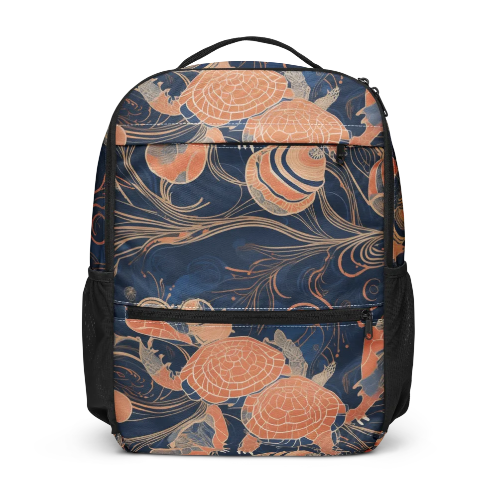 Tidal Filigree on Utility Backpack — Front