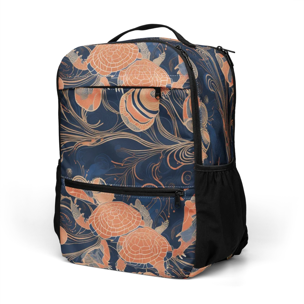 Tidal Filigree on Utility Backpack — Left Front