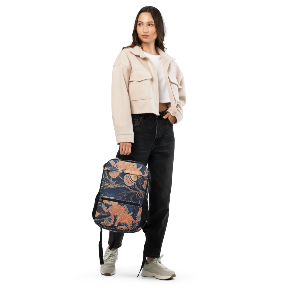 Tidal Filigree on Utility Backpack — Front