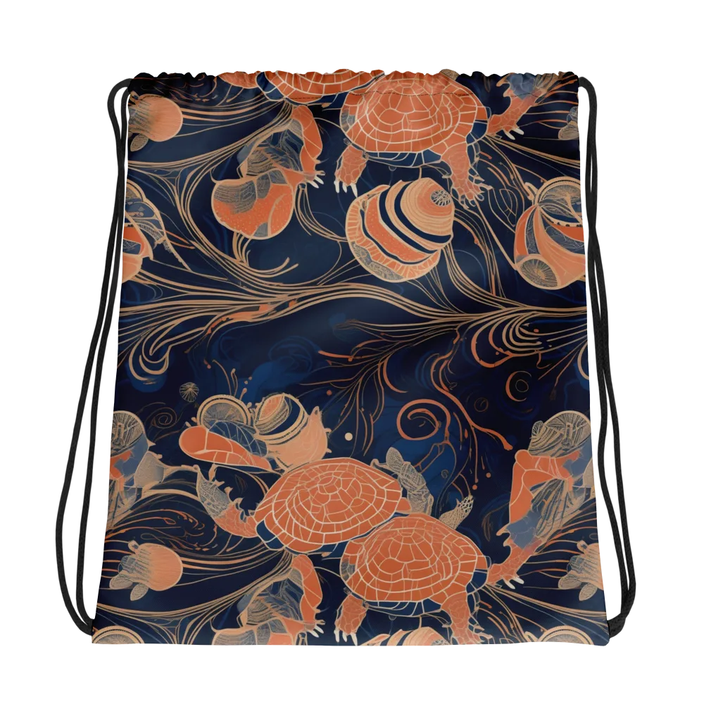 Tidal Filigree on Drawstring Bag — Photo