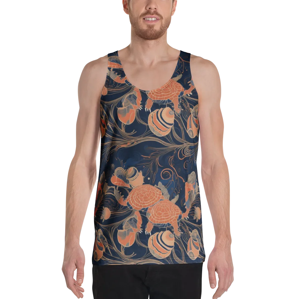 Tidal Filigree on Men's Tank Top — Front