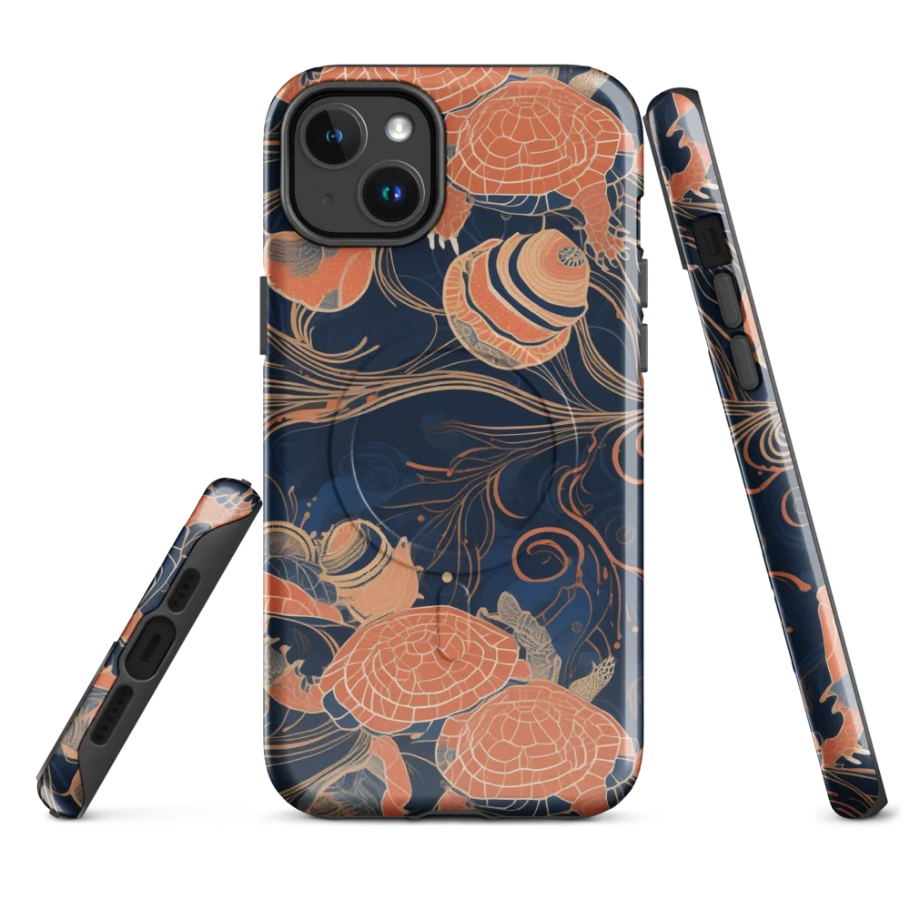 Tidal Filigree on MagSafe Tough Case for iPhone® — Front