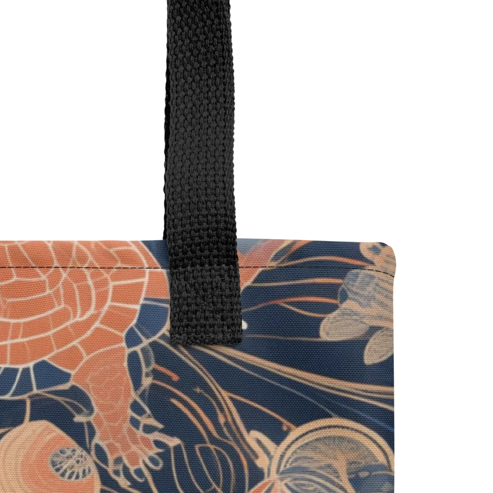 Tidal Filigree on Tote Bag — Product details